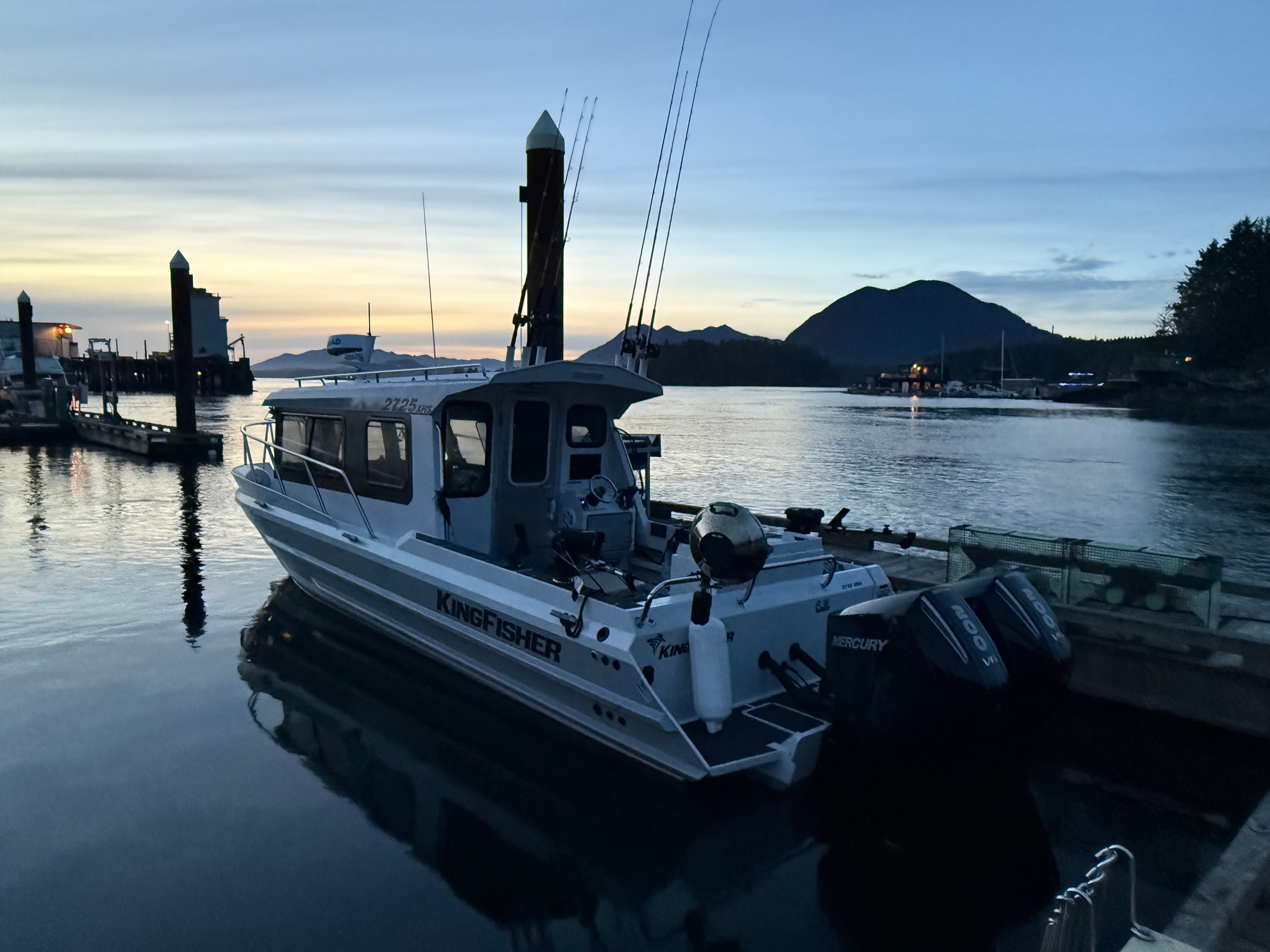 Full day salmon fishing charter in BC